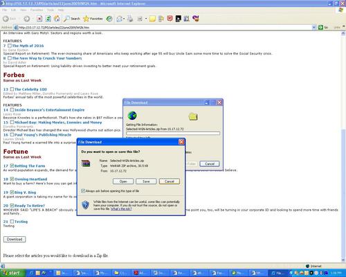 Product picture Download selected items as zip file